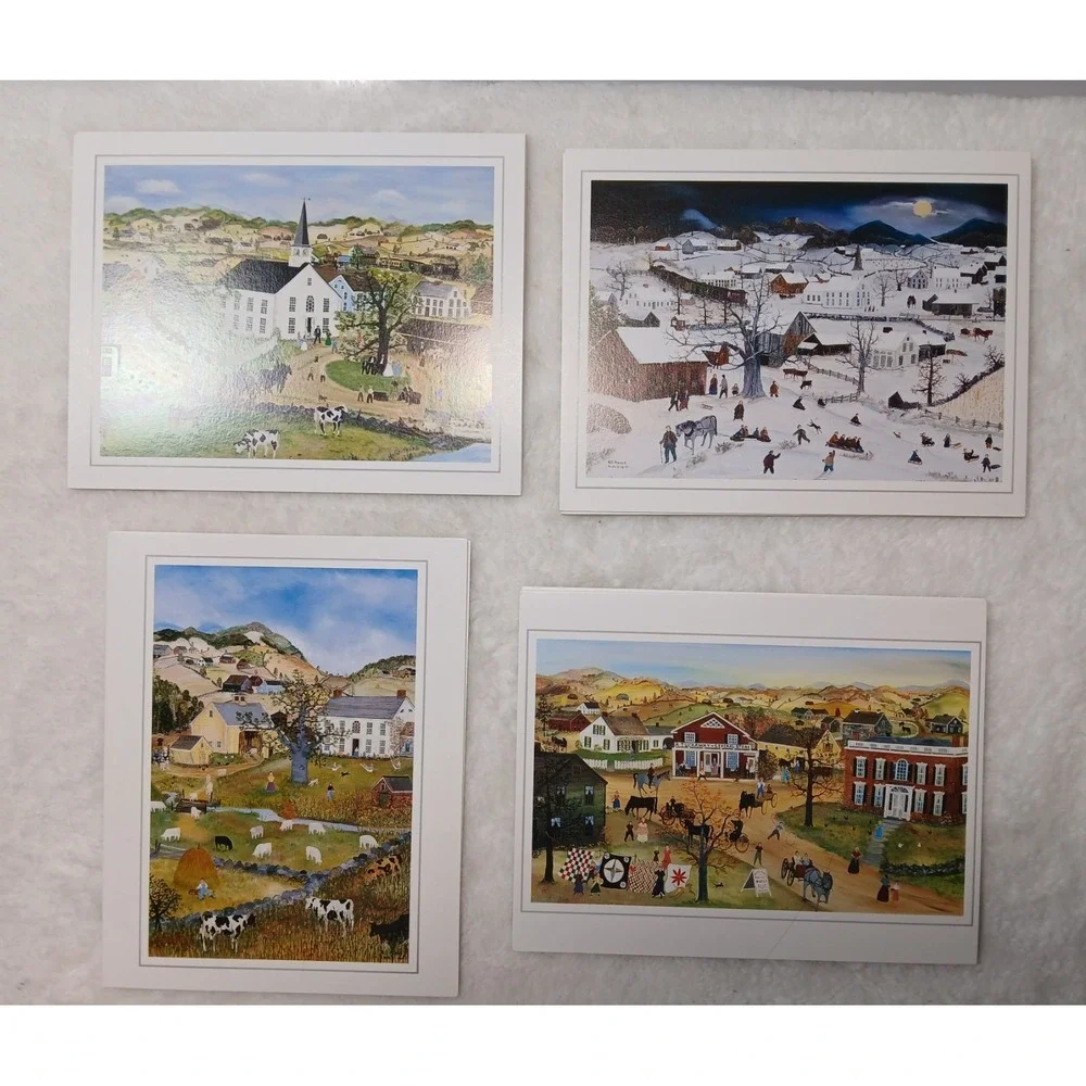 Note Card Collection By Will Moses 11 Cards 4 Images 12 Envelopes Country Scenes